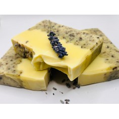 Săpun natural cu ulei de măsline, lavandă și rozmarin, 100g