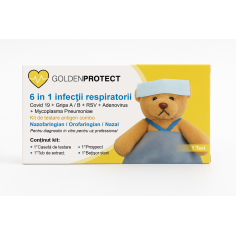 Test rapid antigen combo 6 in 1 infecții respiratorii, Golden Protect