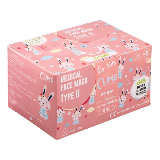 Masti medicale pentru copii Tip IIR Cute Bunny, cutie x 50 bucati