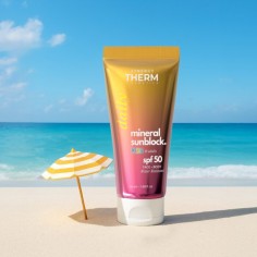 Synergy Therm Cremă Solară Minerală SPF 50 pentru copii și adulți, 50ml