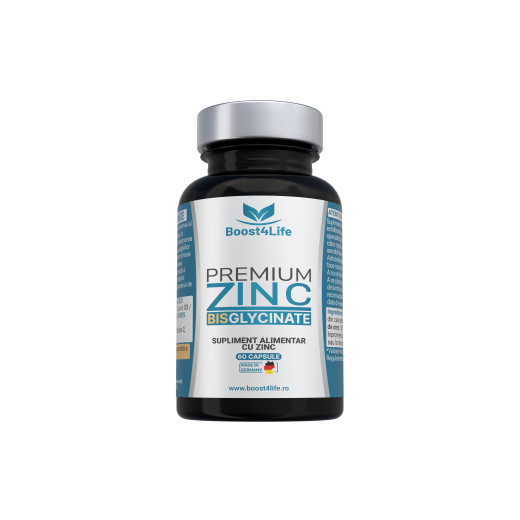 Zinc Bisglicinat Premium 83,35 mg, 60 capsule vegane, Boost4Life
