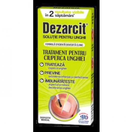 Dezarcit Solutie tratament pentru ciuperca unghiei, 5 ml, Zdrovit