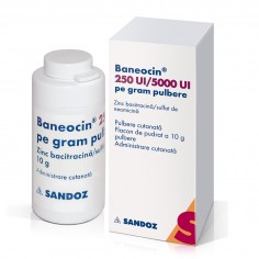 Baneocin pulbere cutanata, 10 g, Sandoz