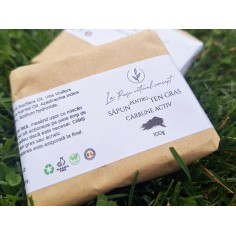 Săpun natural cu cărbune activ 100g, La Rosa Natural Concept