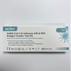 Test Rapid COMBO 4 in 1: Gripa A+B, Covid-19 si RSV, Sejoy, 1 bucata